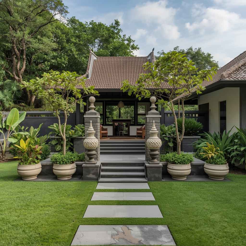 Balinese landscape design