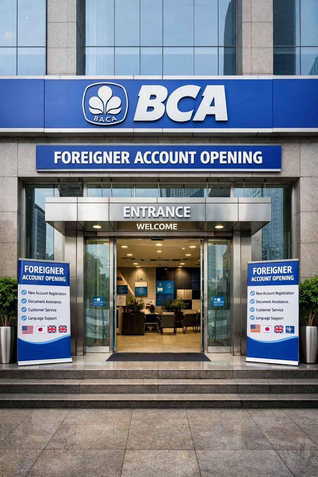 opening bank accounts in Indonesia
