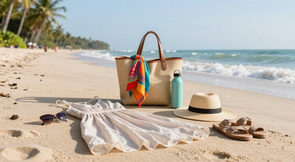 Beach wear essentials for tropical vacation Beach wear essentials for tropical vacation