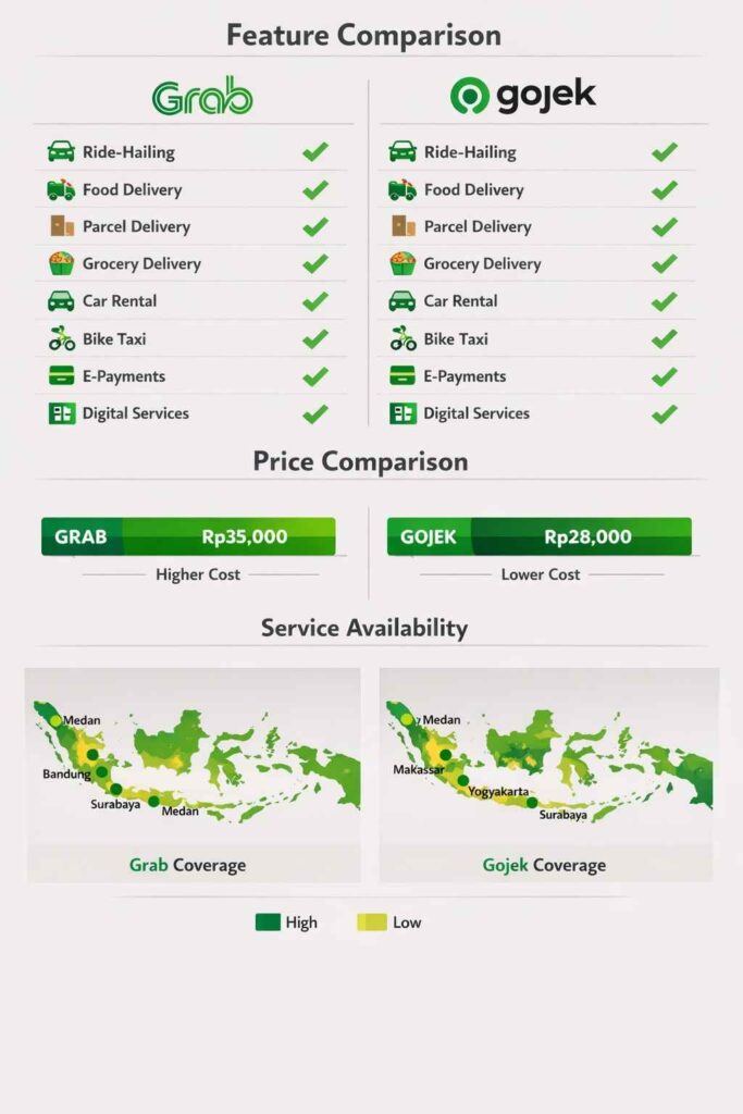 Gojek vs Grab Indonesia