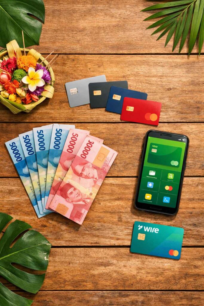 Grab payment methods including cash and credit card options in Indonesia