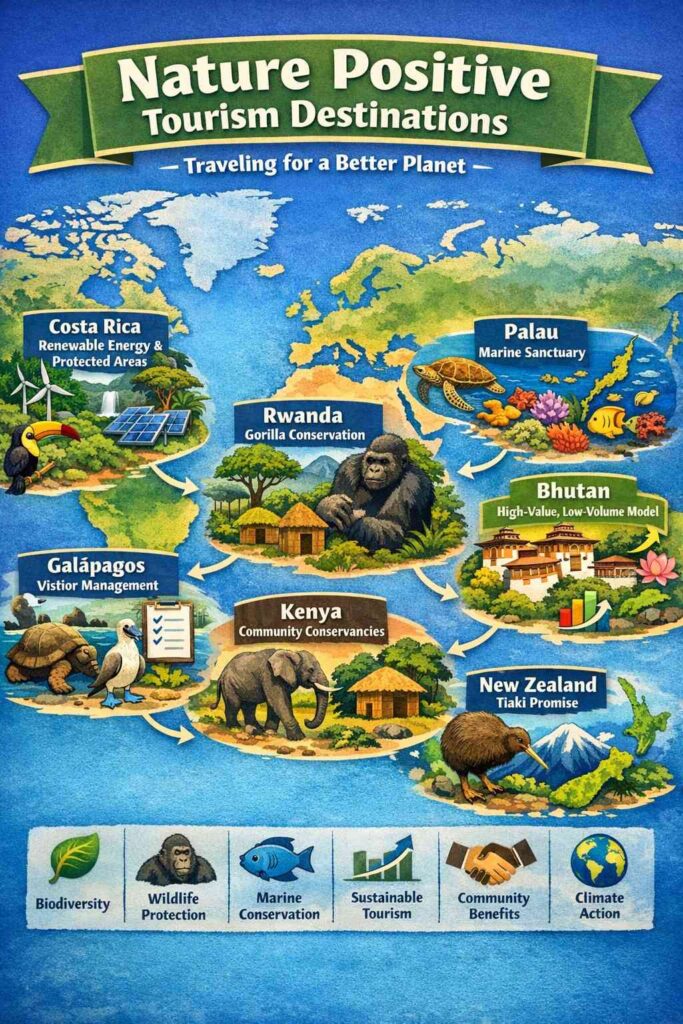 Nature Positive Tourism Destinations Map