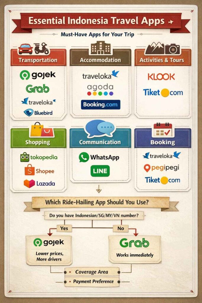 essential indonesia travel apps