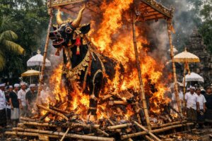 Balinese cremation ceremony