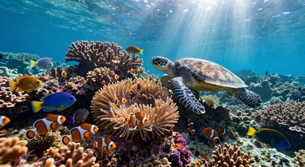 Coral reefs and marine life Indonesia
