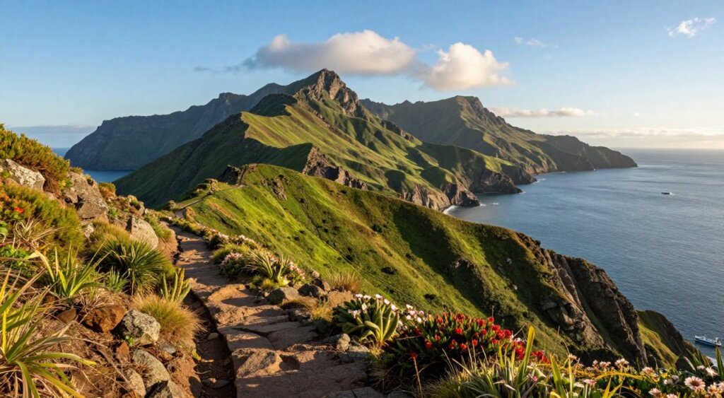 Padar Island trail