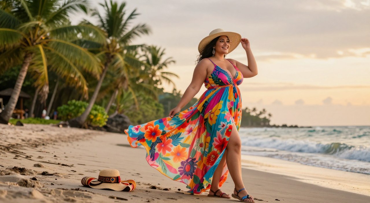 bali aesthetic outfit plus size