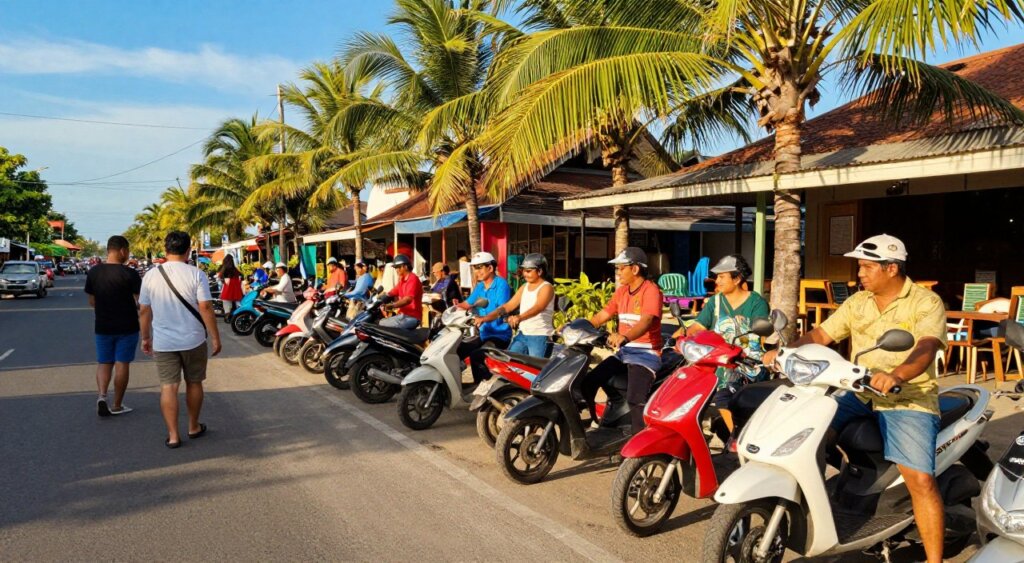 getting around kuta lombok scooter rental