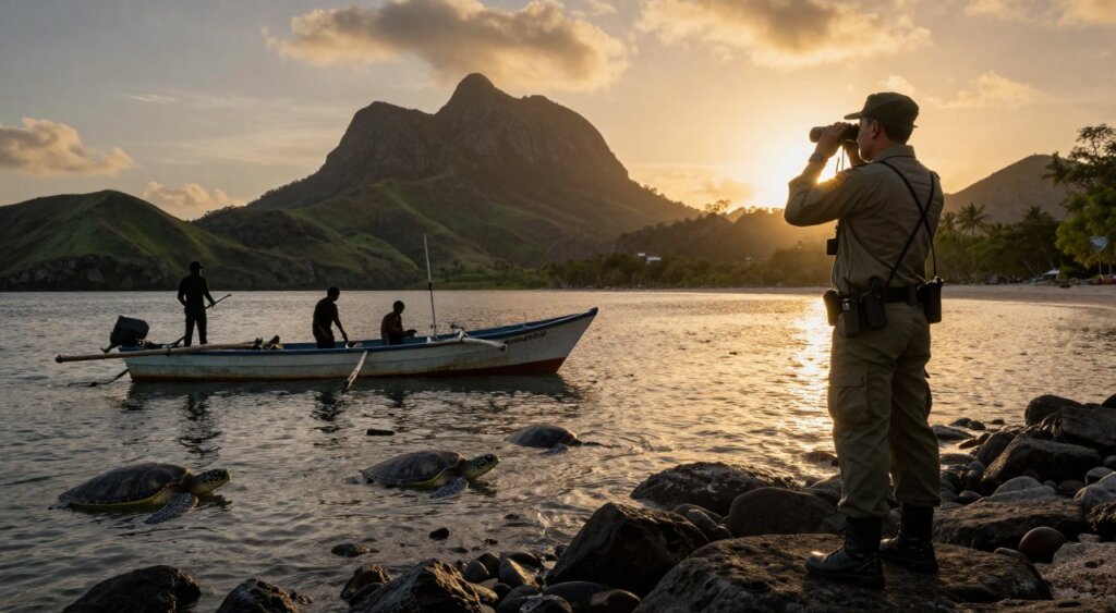 illegal fishing threats komodo national park