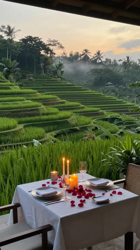 February for a romantic honeymoon escape