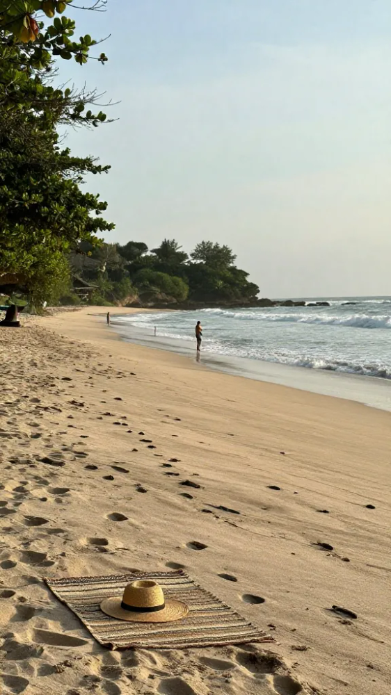 Quieter beaches with fewer crowds