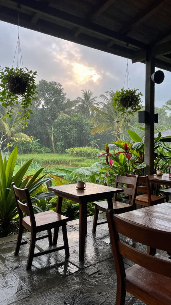 Short rain showers that cool everything