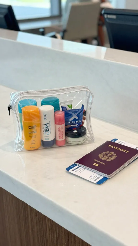 Clear Toiletry Bags for Quick Security Checks