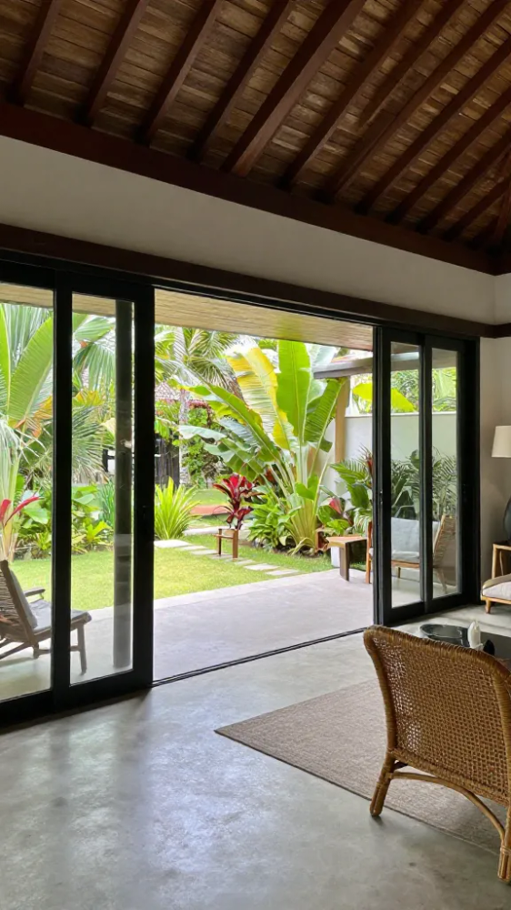 Large Sliding Glass Doors for Natural Light