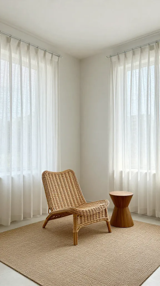 Minimalist Rattan Interior Design Layouts