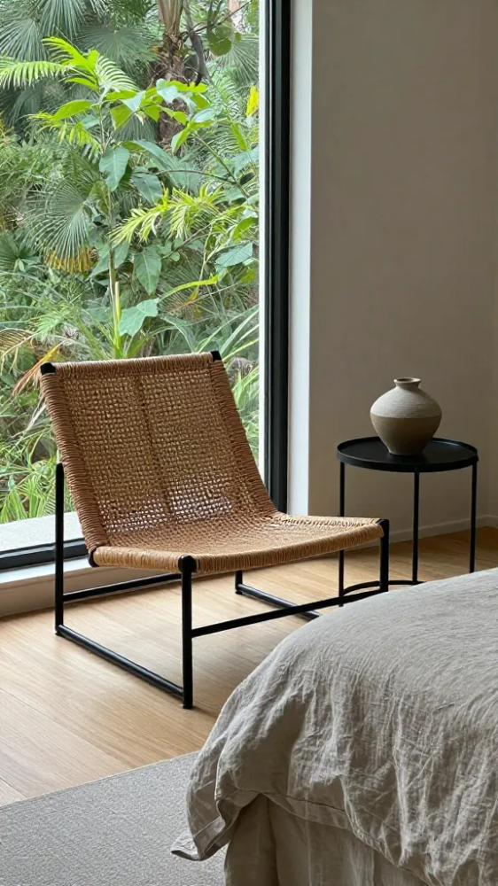 Combining Metal Frames with Rattan Weaving