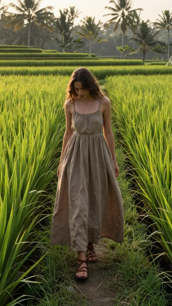 Leather Sandals Perfect for Tall Grass Paths