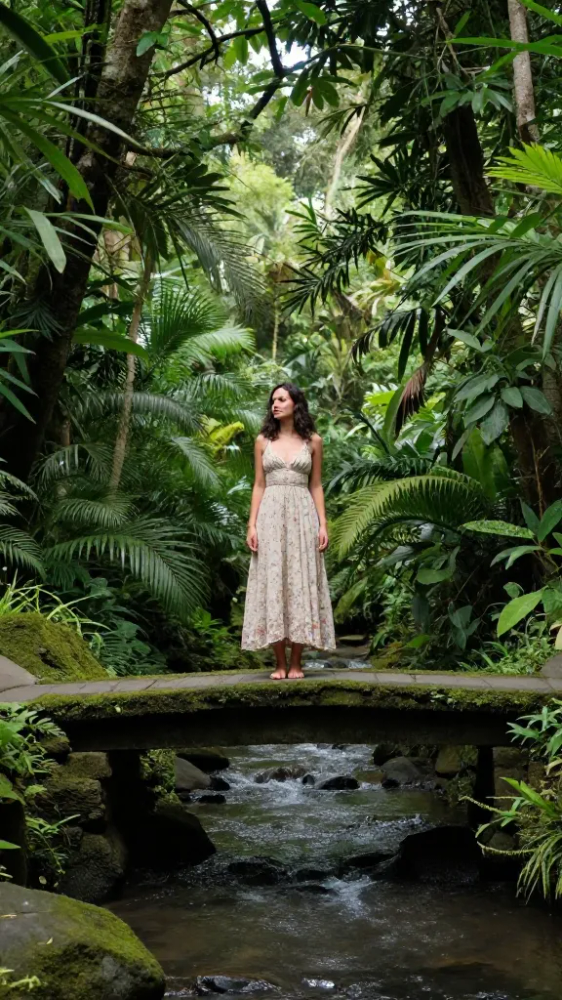 Vintage Style Floral Sun Dress