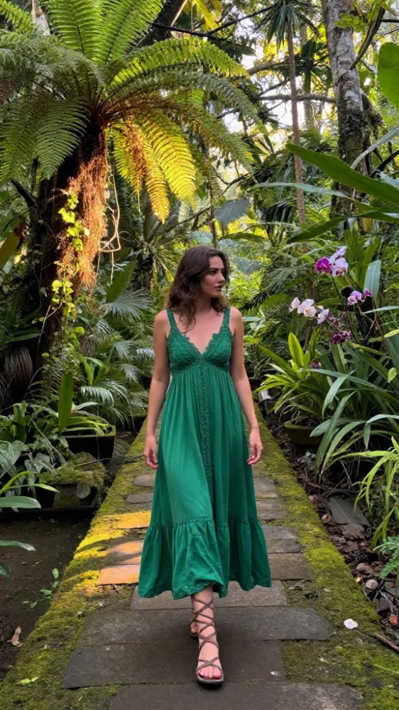 Comfortable Ribbon Tie Sandals