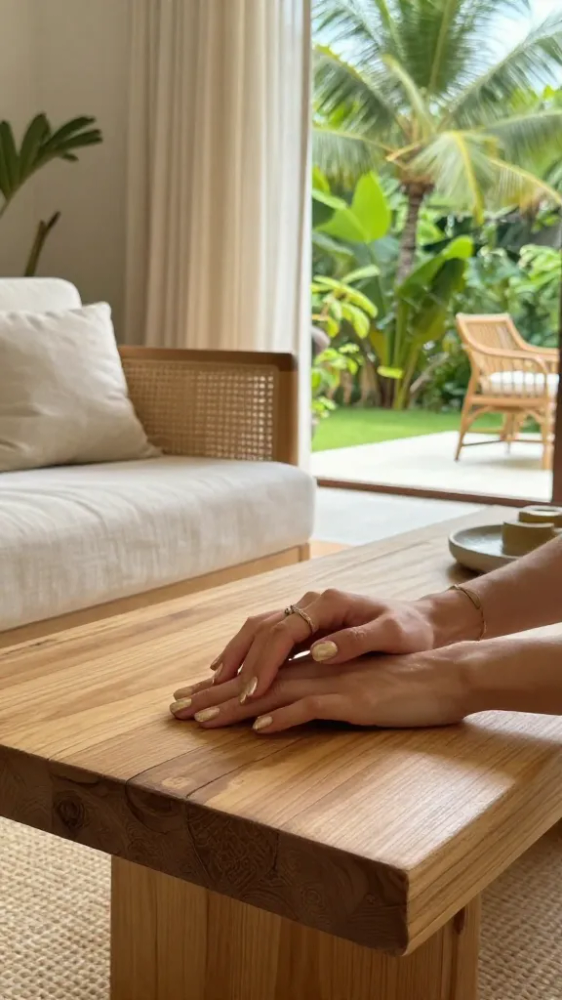 Subtle Gold Sand Shimmer