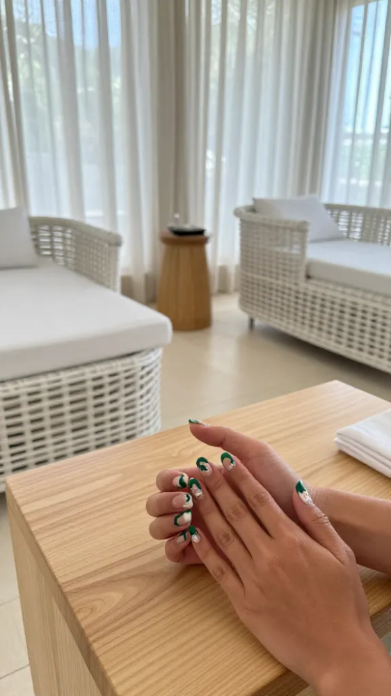 Ocean Wave Negative Space