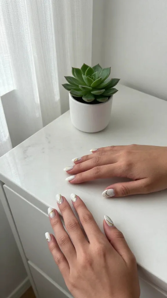 Minimalist Gold Foil Island Map