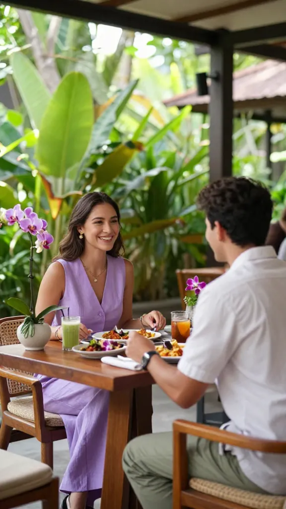 Matching Lavender Sets for Tropical Brunches