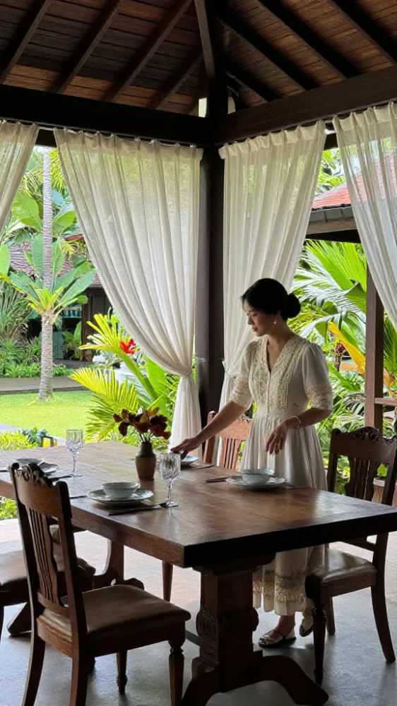 Retro Embroidered Cotton Tea Dresses