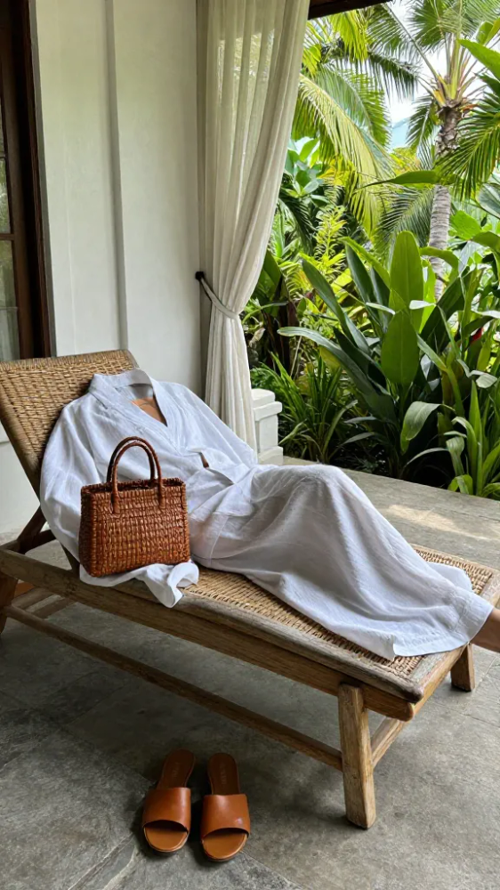 Classic Woven Accessories and Leather Sandals