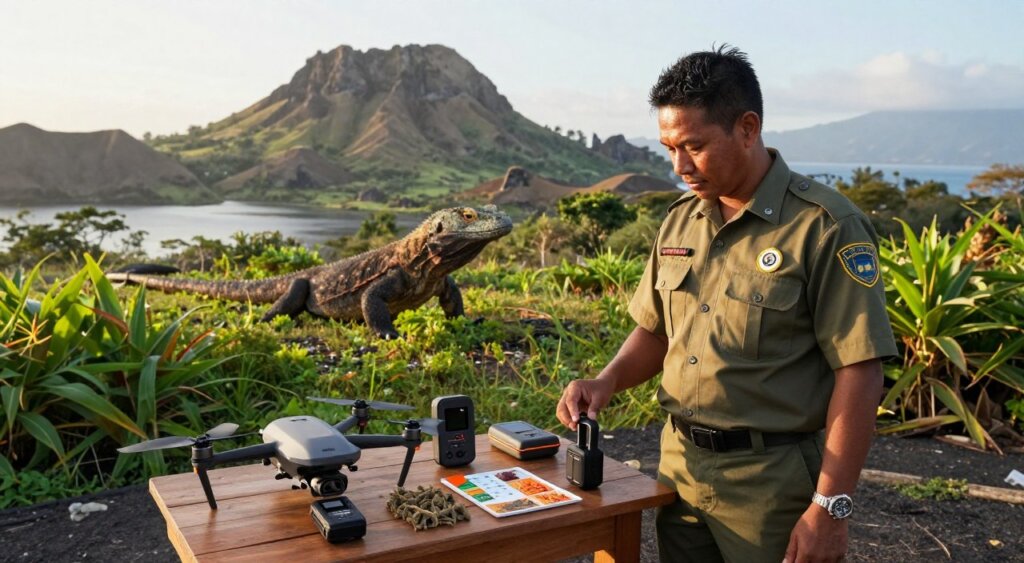 innovative conservation tools komodo island