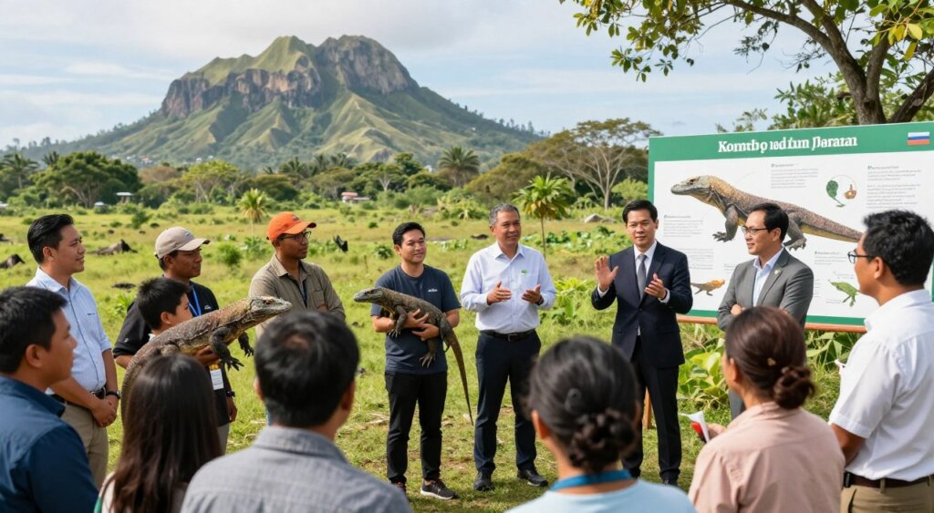 local community engagement komodo dragon conservation