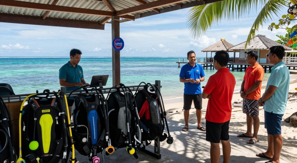 local dive centre and operators