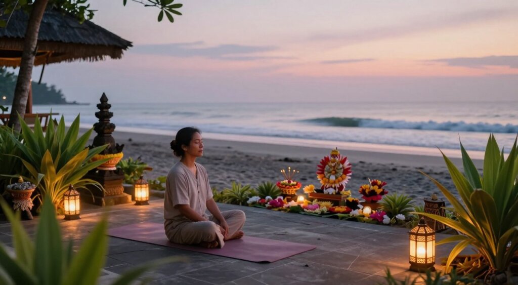 meditation and reflection during Nyepi