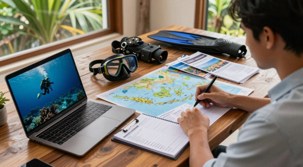 planning dive trip to Indonesia from Australia