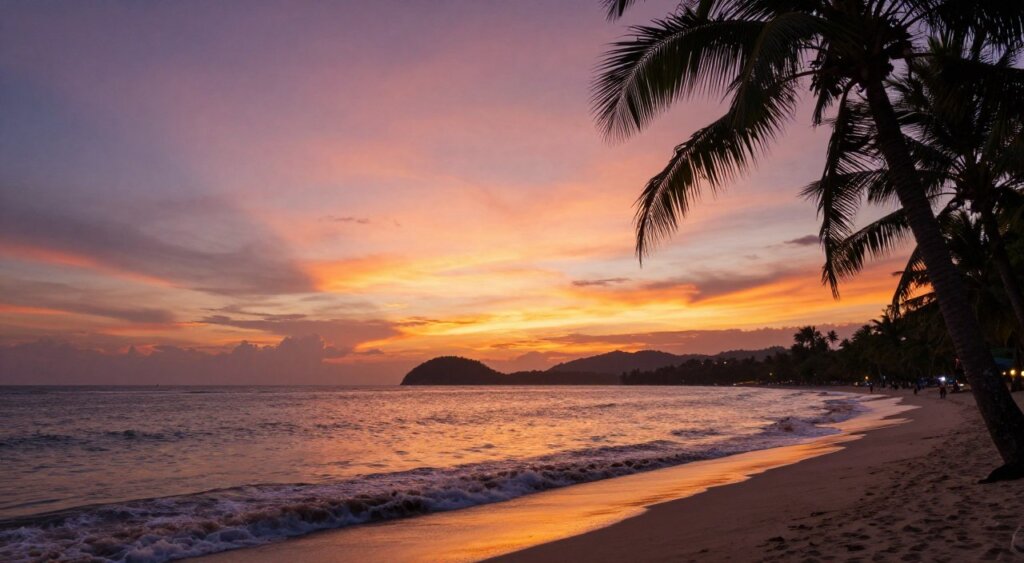 sunset views kuta lombok