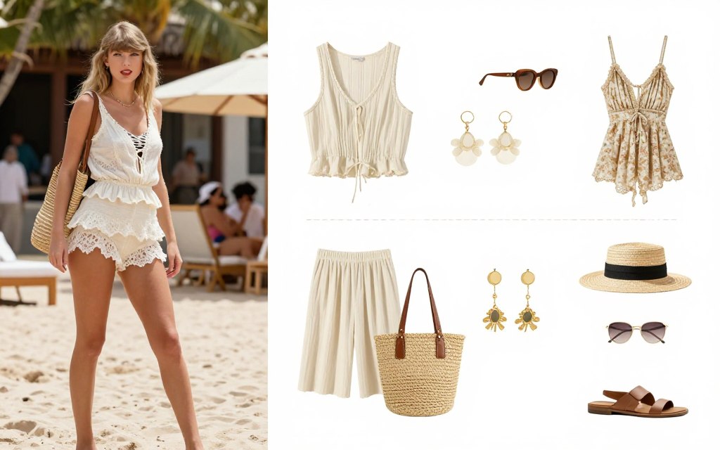 Bali beach club dress codes Taylor Swift outfits