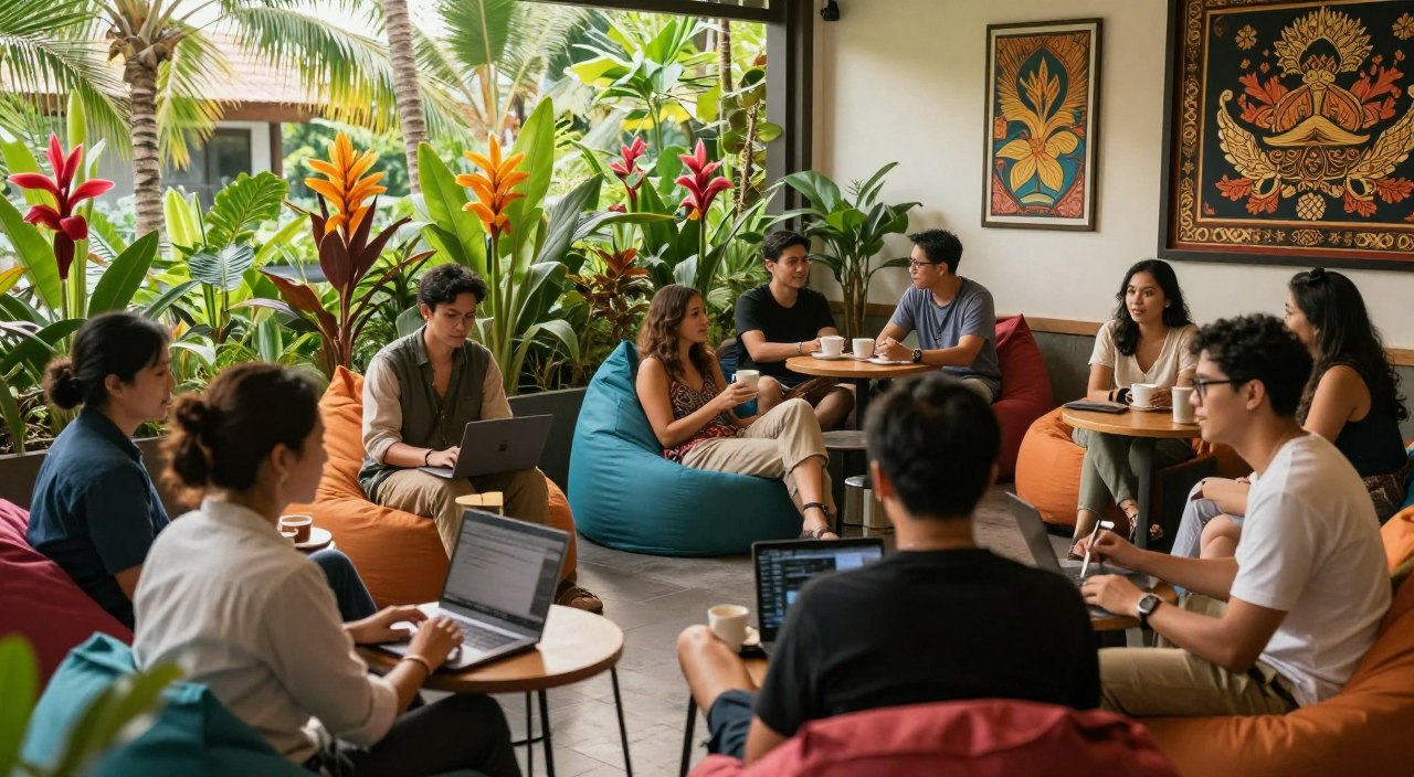 Bali digital nomad community groups