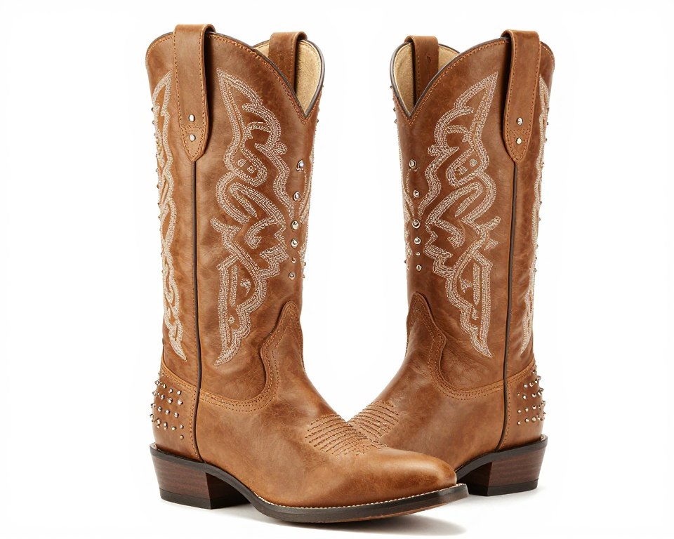 Embellished cowboy boots for vacation