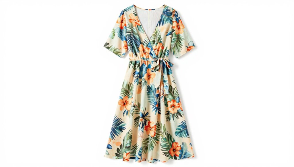 Floral wrap midi dress resort wear Taylor Swift style