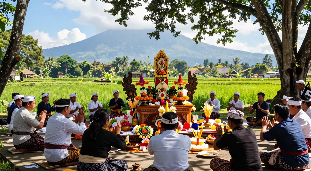 Pagerwesi spiritual protection ceremony