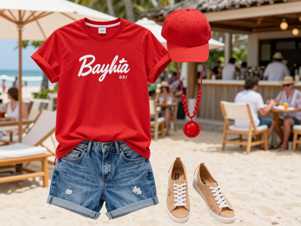 Taylor Swift outfit ideas Red era casual beach style