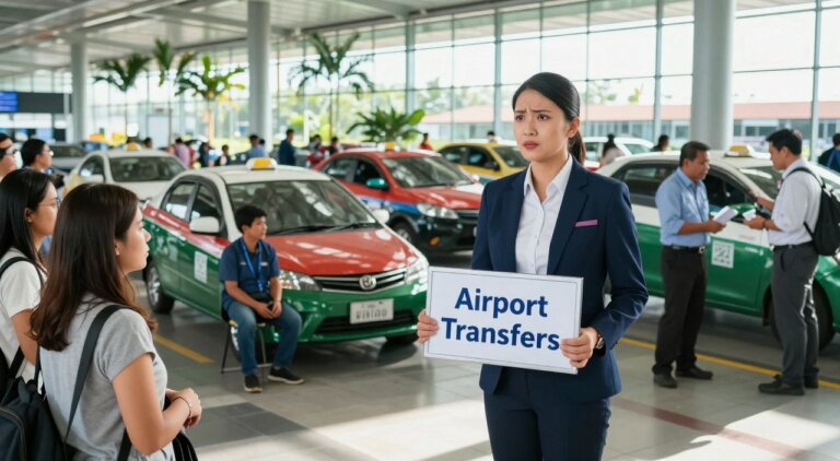 airport transfer scams bali