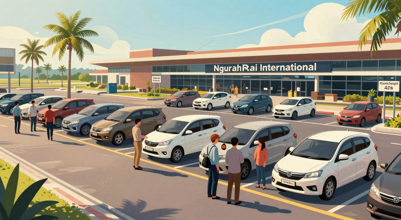 bali airport pickup zones