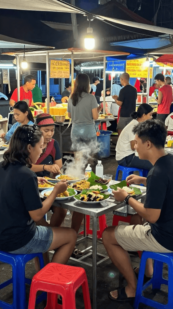Traditional Balinese Street Food at Night Markets