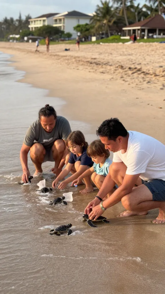 Sea Turtle Release Programs for Local Conservation
