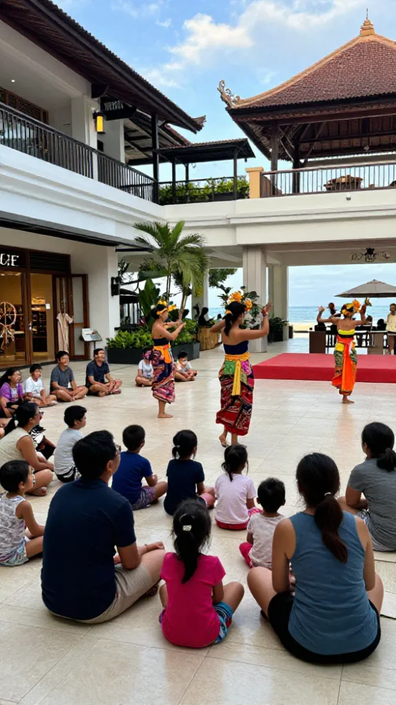 Cultural Dance Performances for Kids at Beachwalk Shopping Center