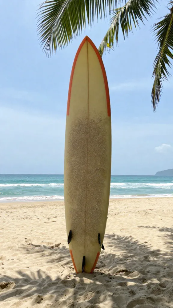 Low Angle Surfboard Aesthetic Shots