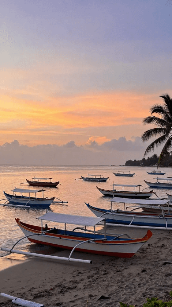 Traditional Outrigger Boats at Kedonganan