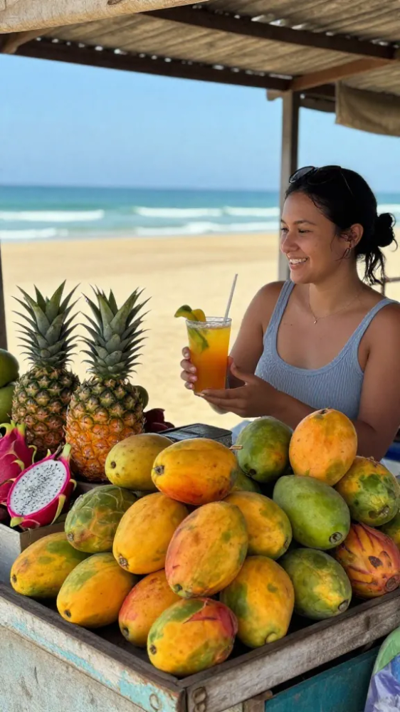 Candid Portraits with Local Fruit Shacks