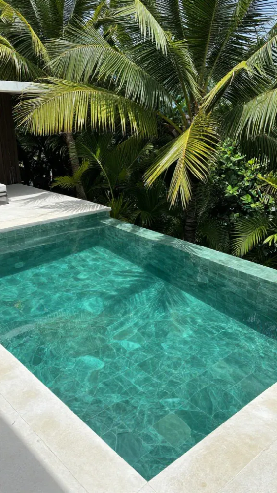 Green Sukabumi Stone Tiling